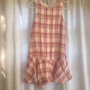 Plaid mini dress